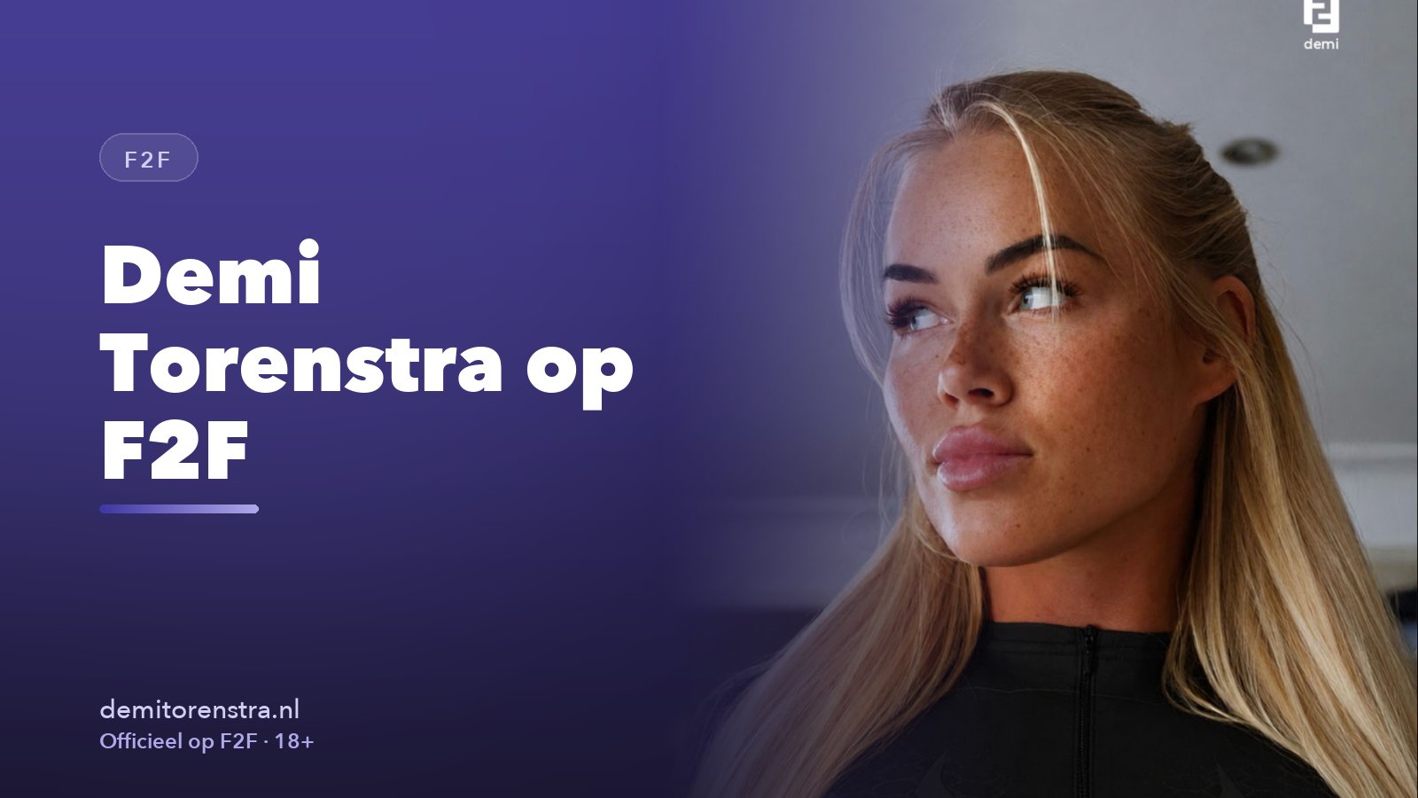 Demi Torenstra F2F: dit vind je op het profiel van Demiix